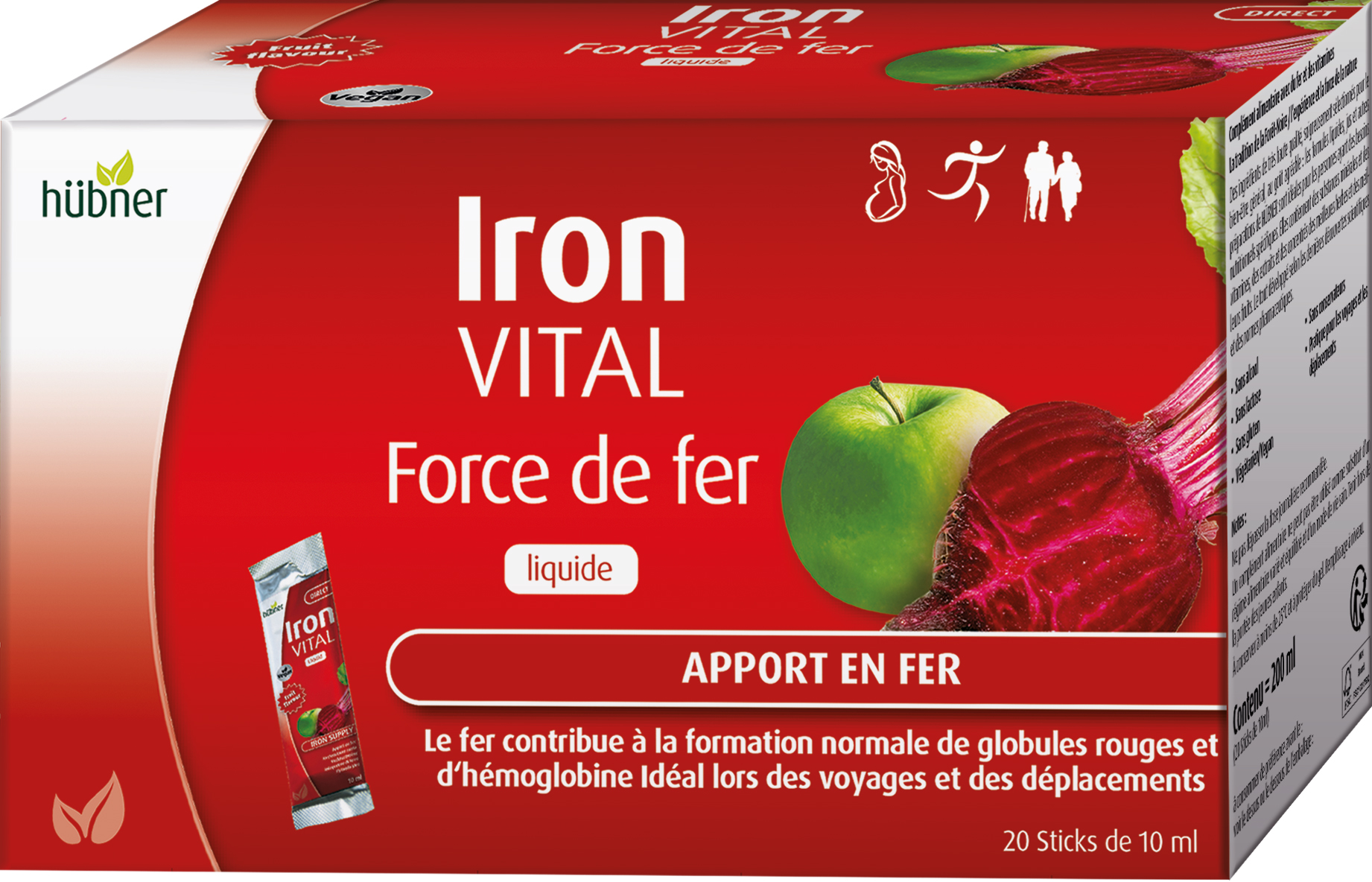 Hübner Iron VITAL (sachet) - Iron Vital - Force de fer Liquide (sachet)